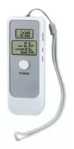 Bafômetro Digital Lcd Mini Medidor Álcool Portátil Branco