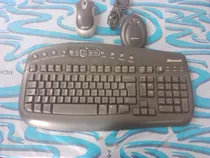 Kit Completo Teclado Microsoft Com Sensor E Mouse. 