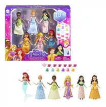 Muñecas Disney Princess Toys 6 Muñecas Pequeñas Posables Con