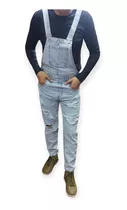 Jardinero Pantalon Jeans Hombres Mom Roto Y Sin Roturas