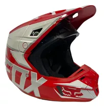 Casco Fox V2 Red/white Utv/atv Enduro