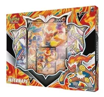 Box Pokémon Tcg Infernape V Com 6 Pacotinhos E Carta Grande