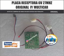 Multicar 640 Homeplay - Só A  Placa Receptora 27mhz Original