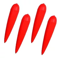 Boya Zanahoria Ideal Para  Pejerrey 10 Cm Pack X 4 Unidades
