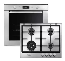 Combo Whirlpool Horno Akzm756ix + Anafe Gma6422x Italia