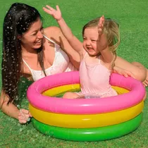 Piscina Inflable Intex Arcoiris Bebe1-3 61cm X 22cm