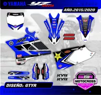 Kit Calcos Gráfica Yamaha Yz 125/250 - 2015/18 