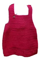 Jumper Vestido Verano Tejido A Mano Nena