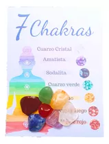Kit Piedras Naturales 7 Chakras + Folleto Explicativo