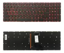 Us Version Keyboard With Backlight For Acer Nitro 5 An515-51