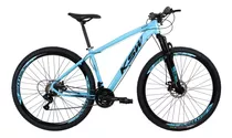 Bicicleta Aro 29 Ksw Xlt Câmbios Shimano 21v Disco Cubo Role Cor Azul-celeste Tamanho Do Quadro 21