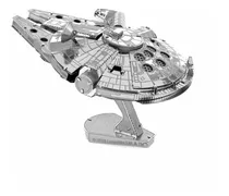 Quebra Cabeça 3d Nano Metálico Star Wars Millennium Falcon