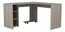 Escritorio Rta Muebles Baggio Mdp De 130cm X 76.5cm X 130cm Ceniza 