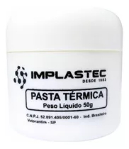 Pasta Térmica Processador Pc/cpu Implastec Silicone Pote 50g