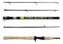 1 Vara Carretilha Carbono Pro Staff 10-20 Lb 1,80 Mt Cortiça