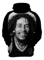 Blusa De Frio Bob Marley Rei Do Reggae Rasta Moletom 04