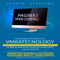 Diseño Desarrollo De Páginas Aplicaciones Web