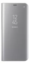 Case Samsung S-view Flip Cover Para Galaxy S8 Plus Plateado