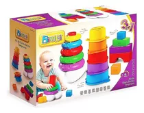 Kit Estimulación Temprana Apilables Bimbi Premium Color Multicolor