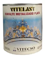 Esmalte Metalizado Plata Vitelast X 1/4 Lt