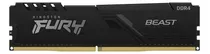 Memoria Ram Fury Beast Ddr4 Gamer Color Negro 8gb Kingston