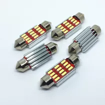 Luz Interior Automovil 31, 36,39,41 Mm 5 Unidades Canbus