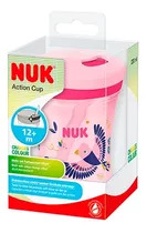 Nuk Vaso Action Cup Camaleón 230 Ml Con Sorbete Rosado