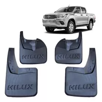 Set Guardabarros 4 Piezas Para Toyota Hilux Revo 2016 2020