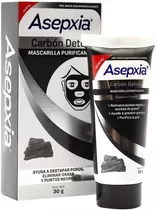 Mascarilla Facial Para Piel Mixta Asepxia Carbón Detox Mascarilla Facial De Limpieza Profunda Con Carbón 30g