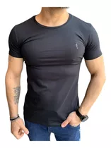 Camiseta Zip Off Masculina Gola Canoa Semi Long Logline