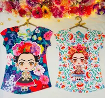 Blusa Set 2 Pzas Frida Khalo Septiembre Artesanía Mexicana