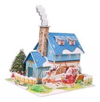 Diy Casas De Natal Engraçado 3d M Casa Pequena