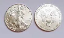 Monedas Mundiales : Usa Silver Eagle  1 Oz. Troy Plata  2021