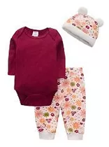 Conjunto Para Bebe - Pantalón Túnica Body Gorro