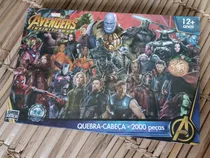 Quebra-cabeça Marvel Avengers Infinity War 2.000 Peças
