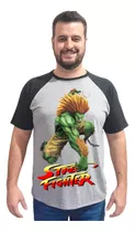 Camisa Camiseta Street Fighter Blanka Adulto Infantil