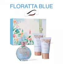 Kit Floratta Blue Colônia 75ml O Boticário 3 Itens Dia Das Mães Presente