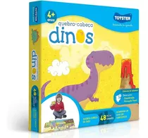 Quebra Cabeça Grandão - Dinos 48 Peças - Toyster