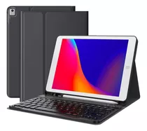 Carcasa Funda + Teclado Para iPad Tablet Linkon 10.2 Y 10.9 Color 10.2  Black