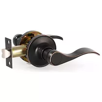 4 Pcs Oil Rubbed Bronze Hall And Closet Door Lever, Keyless