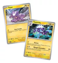 Pack Carta Pokémon Toxel E Toxtricity Obsidiana Em Chamas 