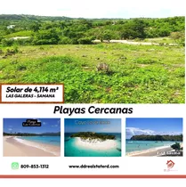 Solar De 6.5 Tareas A 5 Minutos De La Playa Las Galeras 