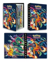 Álbum Charizard Porta Cartas Pokémon Tcg Até 240 Cartas 