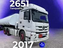 Mb 2651 Actros 6x4 Ano 2017/2017 Tanqueiro Retarder = Fh540 