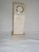 Antiguo Reloj De Marmolina De Escritoro A Reparar