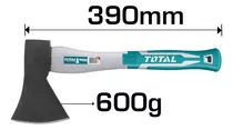 Hacha De Mano Total Resistente 39cm 600g Mango De Fibra