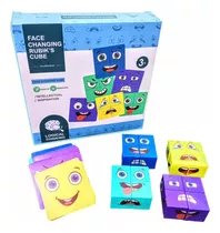 Juego Cubo Rubik Puzzle Face Changing Cambio Emociones Emoji