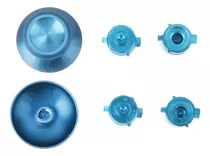 Botones De Metal + Thumbsticks Para 4 Game Controller Azul