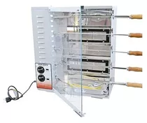 Asador A Gas Portatil Giratoria 5 Espadas $ 471