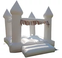 Alquiler Castillo Inflable Blanco Cumples-casamientos-evento